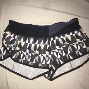 Lulu lemon speed shorts size 6